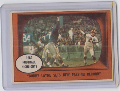 1961 Topps #113 Bobby Layne IA EX + Set Break - Photo 1/2