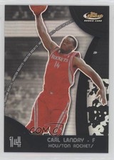 2007-08 Topps Finest Black Refractor 5/75 Carl Landry #55 1a2