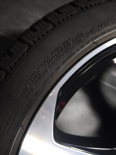 4 Winterreifen 225 45 - 245 40 R18 Mercedes C KLASSE W205 18" Alufelgen - Picture 5 of 5