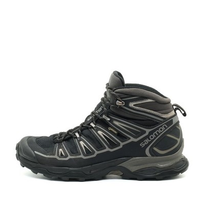Salomon Herren X Ultra Mid GTX Stiefel Schwarz Mittel Wanderschuh EU 41 