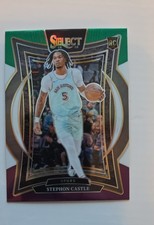 2024-25 Panini Select - Concourse Stephon Castle #72 Green White Purple Prizm 