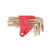 Bronzeplus Innensechskant-WinkelstiftschlüSsel-Satz Zoll 10-Tlg Ks Tools