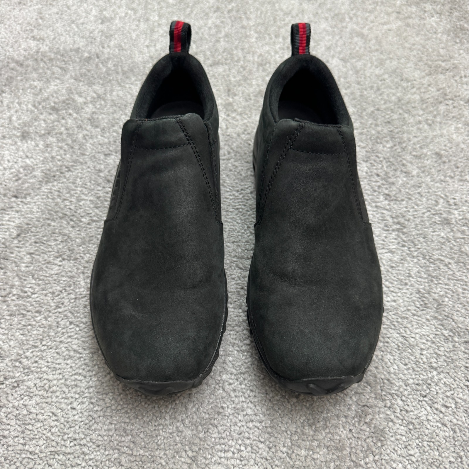 Scarpe Merrell Performance Jungle slip on pelle scamosciata uomo 8 nere Ortholite