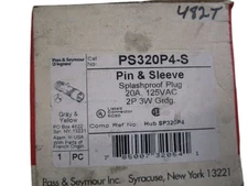 PASS & SEYMOUR PIN & SLEEVE PS320P4-S NSMP