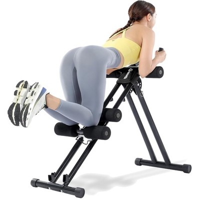 Bauchmuskeltrainer Bauchtrainer klappbar für Zuhause Fitness Gerät mit 5 Wide...
