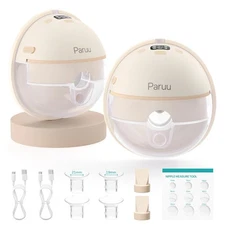 Hands Free Breast Pump P16, Wearable Breast Pump Electirc Portable with 4 Mod...
