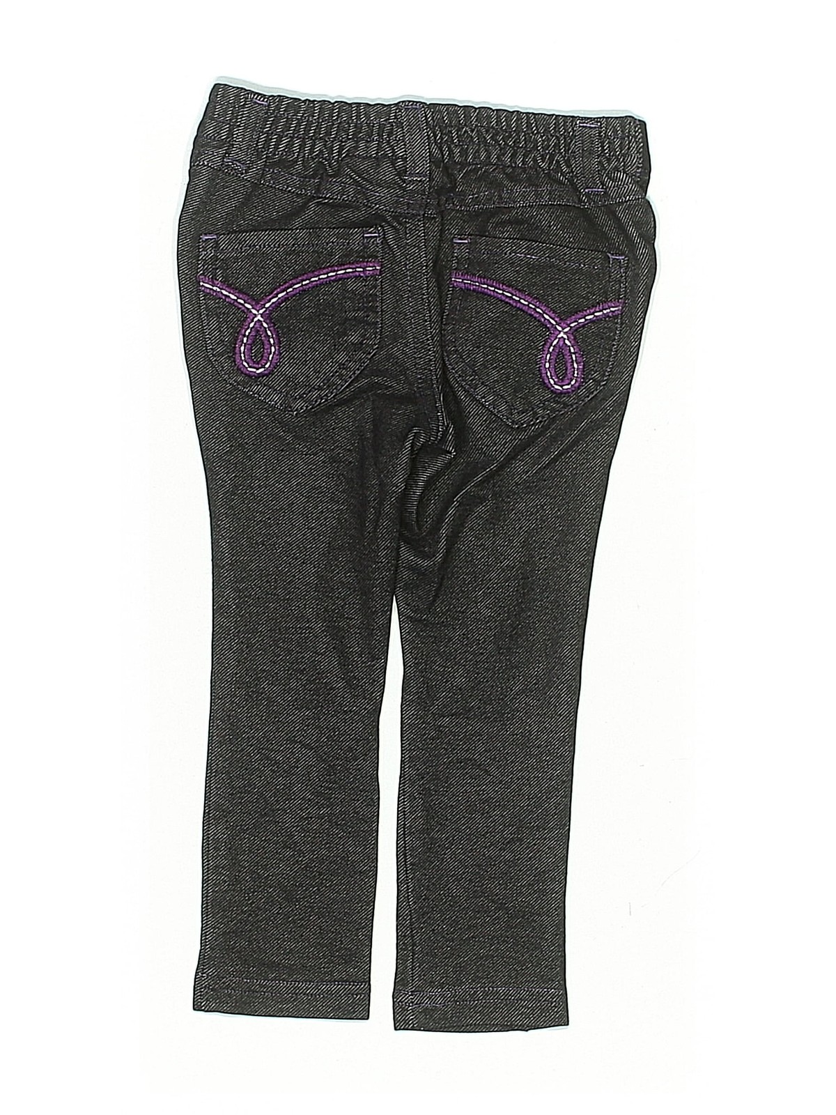 CALVIN KLEIN JEANS Girls Gray Jeggings 24 Months thumbnail 2