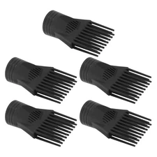 5 Pcs Hair Dryer Comb Attachment Blow Detangling Nozzle for Styling