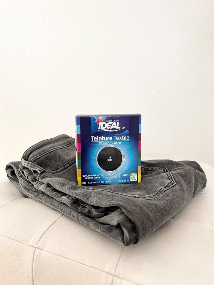Dosing Cloth Ideal Liquid Fabric Dye Maxi 13 Black - 75 ml + 1 Fixative Dose 100 g ...