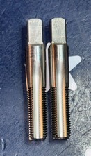 TWO Greenfield 3/8-24 Bottom Tap NF GH3 HSS 4FL Short 3/8 24tpi USA TWO TAPS