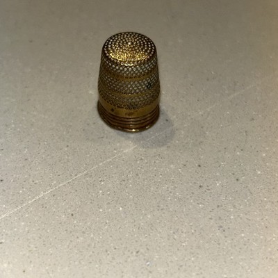 Vintage Fingerhut - vermutlich Messing