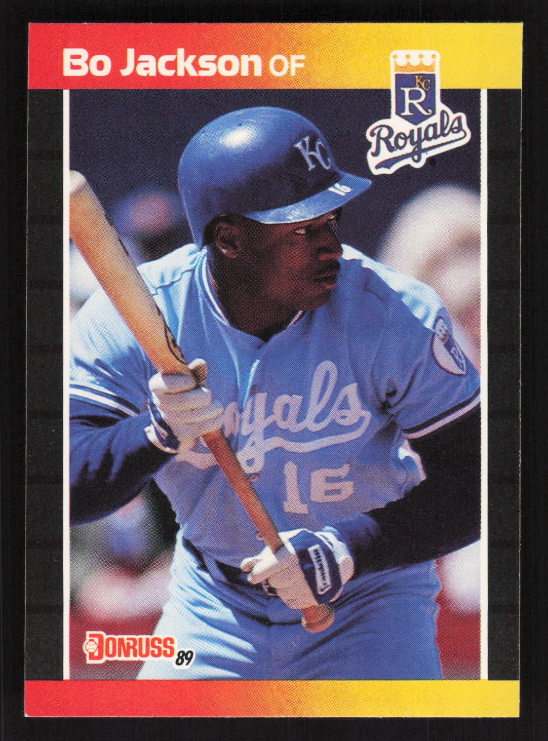 1989 Donruss #208 Bo Jackson Card TCCCX m
