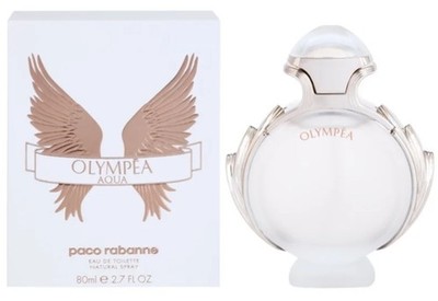 OLYMPEA AQUA * Paco Rabanne 2.7 oz / 80 ml Eau De Toilette Women Perfume Spray