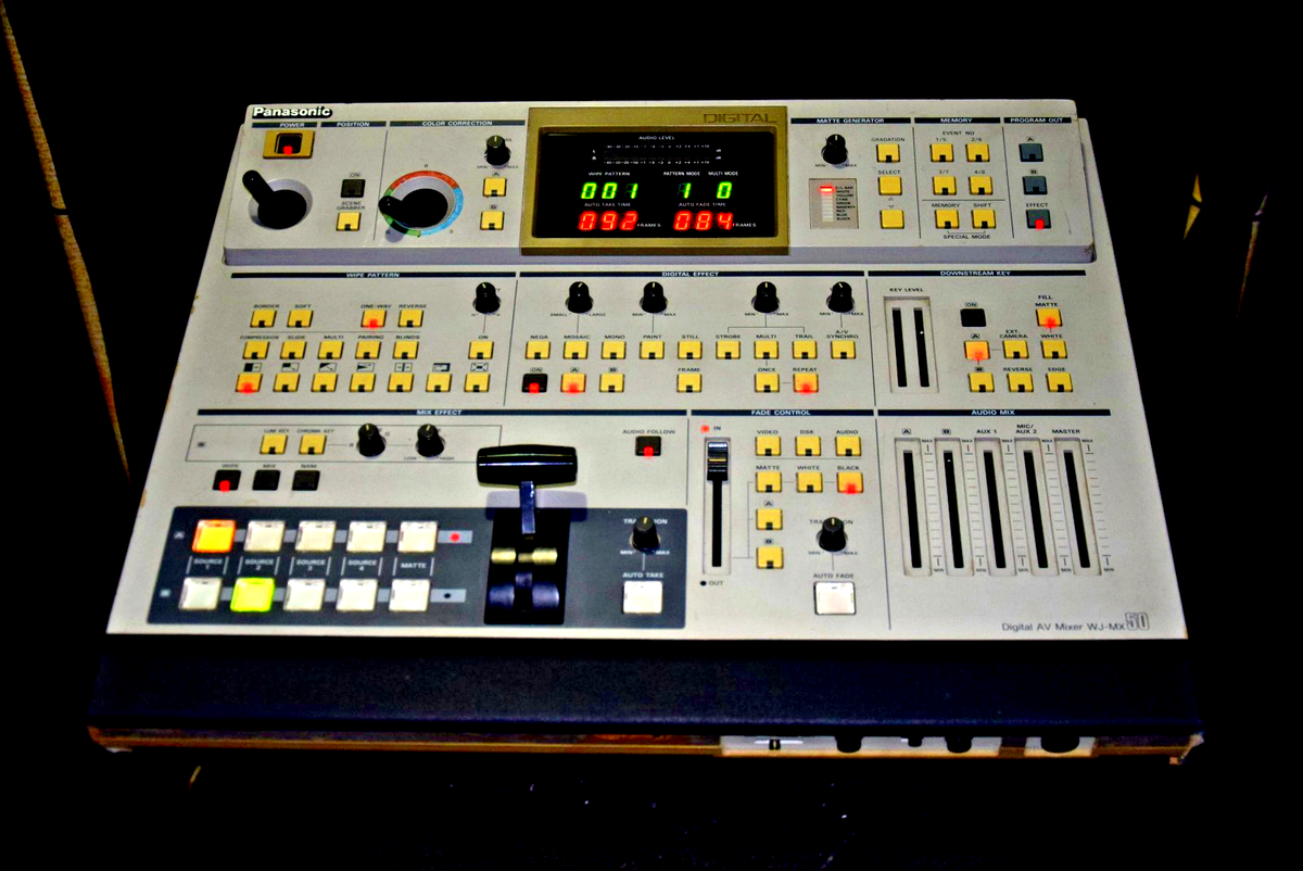 Panasonic WJ-MX50 Digital AV Mixer / Video Switcher – Working | eBay