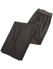 Men's 100 Cotton Broadcloth Pajama Lounge Pants Black Elastic Waist Drawstring