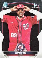 Elian Soto 2023 Bowman Chrome Prospects 1st #BCP-177
