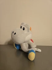 San-ei Boeki Super Mario All Star Collection Plush White Yoshi 8" Plush Toy