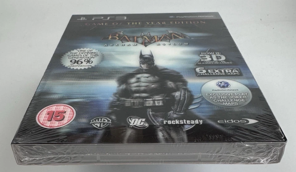 PS3 Batman Arkham Asylum, New & Factory Sealed, Game Of The Year Edition - Image 3 of 4