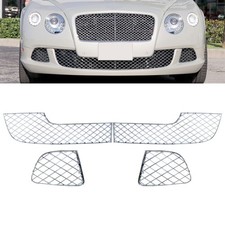 4pcs Fits For Bentley Continental Gt Gtc 2012-15 Chrome Bumper Lower Mesh Grille 4pcs Fits For Bentley Continental Gt Gtc 2012-15 Chrome Bumper Lower Mesh Grille