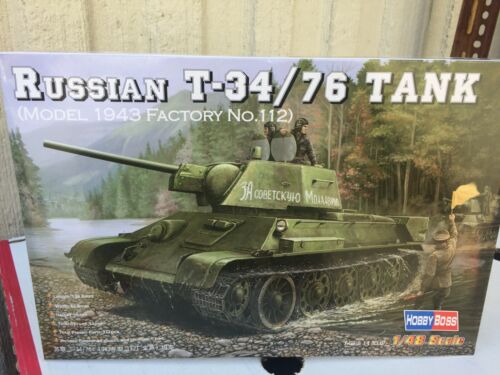 HOBBY BOSS # 84808 1/48th SCALE RUSSIAN T34-76 MODEL KIT | eBay