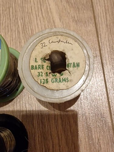 Joblot CONSTANTAN wire bare 125g x 5 500 grams in total - Picture 4 of 12