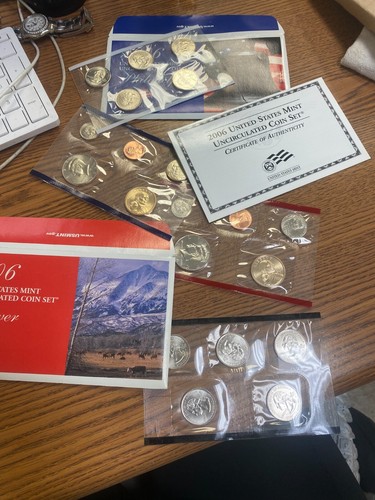 2006 US Mint Set 20 Coin Uncirculated Set Complete Philadelphia & Denver W/ OGP - Picture 3 of 4