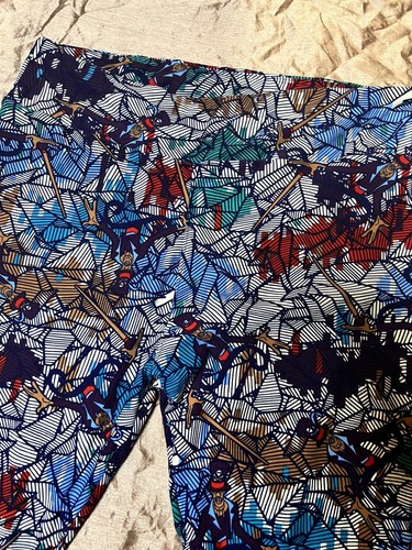 Disney LuLaRoe Leggings TC2 Dr. Facilier Princess and the Frog TALL & CURVY stai - Picture 4 of 9