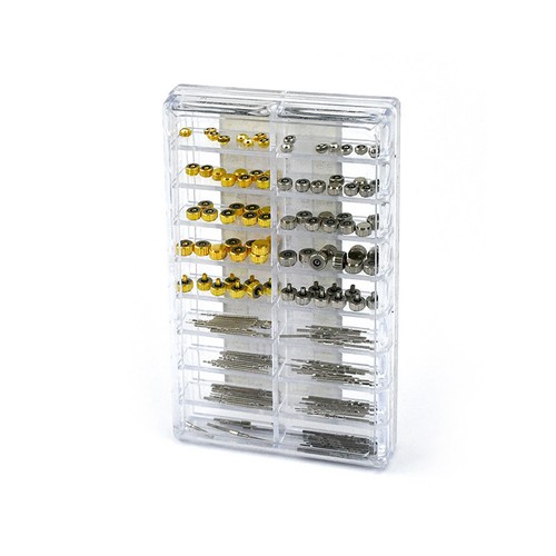Stainless Steel Stem & Waterproof Watch Crown Set Watch Repair Tool Box Parts - Picture 8 of 9