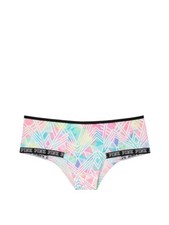 Victoria's Secret PINK Cotton Logo Cheekster Panty Electric Light