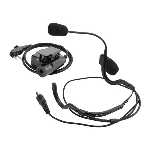 7.1-C8 Rear Mount Big Plug Tactical Headset pour Hytera HYT TC-508 TC-510 TC-518 - Zdjęcie 18 z 18