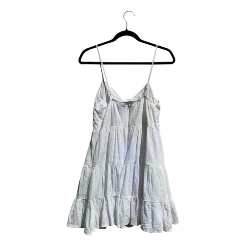 Prinzessin Polly Dlaney weißes Minikleid Stufen Rüschen Babydoll Boho 8 Cottagecore - Bild 2 von 14