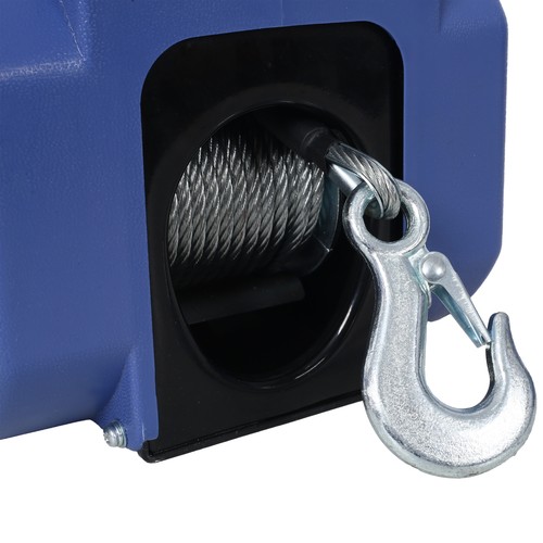 Cabrestante de remolque 12 V, cabrestante eléctrico reversible, 5000 lb, control remoto inalámbrico - Imagen 9 de 15