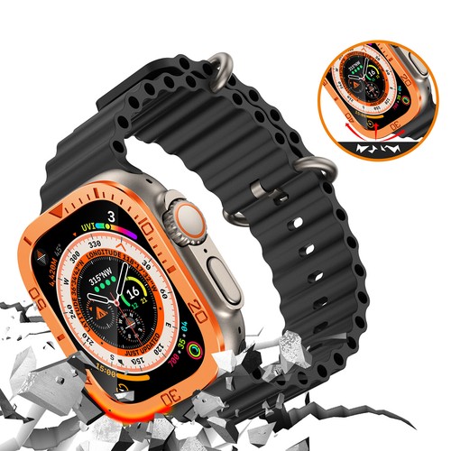 Do Apple Watch Ultra 2/1 49mm Stop aluminium Folia ochronna na ekran Anti-Scratch - Zdjęcie 3 z 14