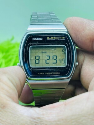 Vintage Casio Casiotron 79CS-53 UNIVERSAL CALENDAR Alarm