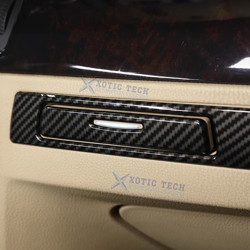 Funda de tira de copa copiloto de fibra de carbono genuina para BMW Serie 3 E90 E92 E91 - Imagen 8 de 17