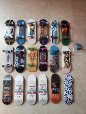 Lot of 18 Tech Deck Fingerboards Some Incomplete, Habitat, Dogtown, Willy Santos