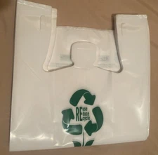 Extra Heavy Duty 1/6 21 x 6.5 x 11.5 4.0 mil   T-Shirt Plastic Grocery  Bags