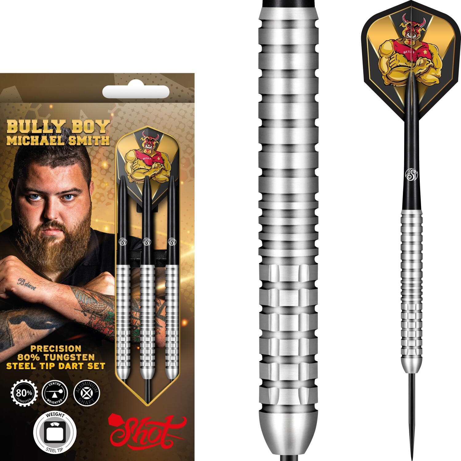 Точный удар - Майкл Смит - Steeldart 17090₽