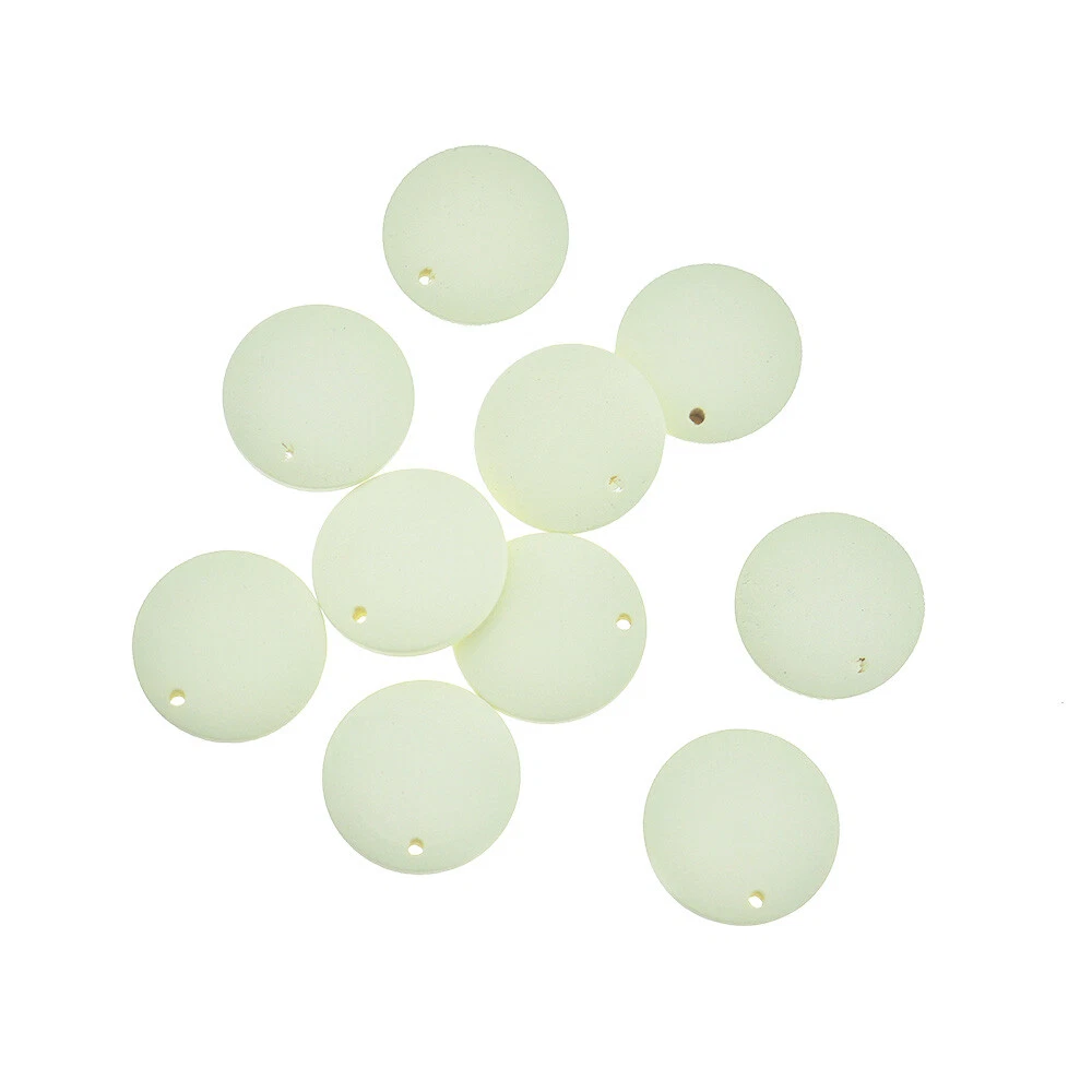 OFF WHITE 20 ciondoli rotondi in legno bianco 20 mm WP111