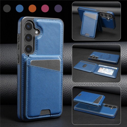 For Samsung S25 S24 FE S23 S22 Ultra Plus Detachable MagSafe Wallet Case Cover - Picture 17 of 79