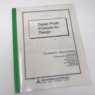 Digital Photo Products for Design Workshop Class Packet by Bohannan-Huston Inc