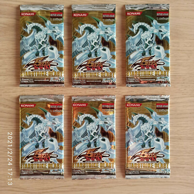 Yugioh Starstrike Blast 6 Booster Neu Deutsch 2010 1. Auflage