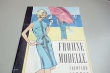 Katalog Frohne Modelle 1965 Schnitte Papierschnitt Mode Schneider Nähen 