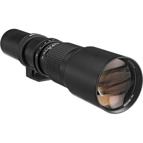500MM 1000MM TELEPHOTO ZOOM LENS + LARGE BACKPACK FOR NIKON D3000 D3100 D3400 - Picture 4 of 8
