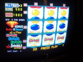 NEW FRUIT BONUS 96 DOG DIAMOND CHERRY MASTER 8 LINER PCB  WORKS! LOOK