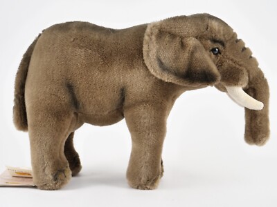 Steiff 085192 Éléphant En Peluche 21 Cm - Jamais Joué - Allemagne