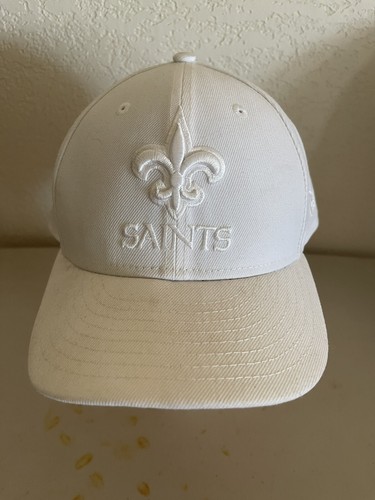 New Orleans Saints White Flex Cap | eBay