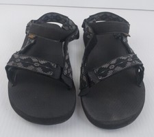 Terva Mens Sandals Size 10 black Print 1004006 F05120A