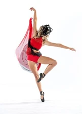 Custom Contemporary/lyrical dance costume solo Adult XS/S