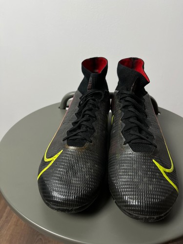 Nike Mercurial Vapor 14 Elite FG ACC Black Red Yellow Soccer Cleats US 10 - Picture 10 of 16